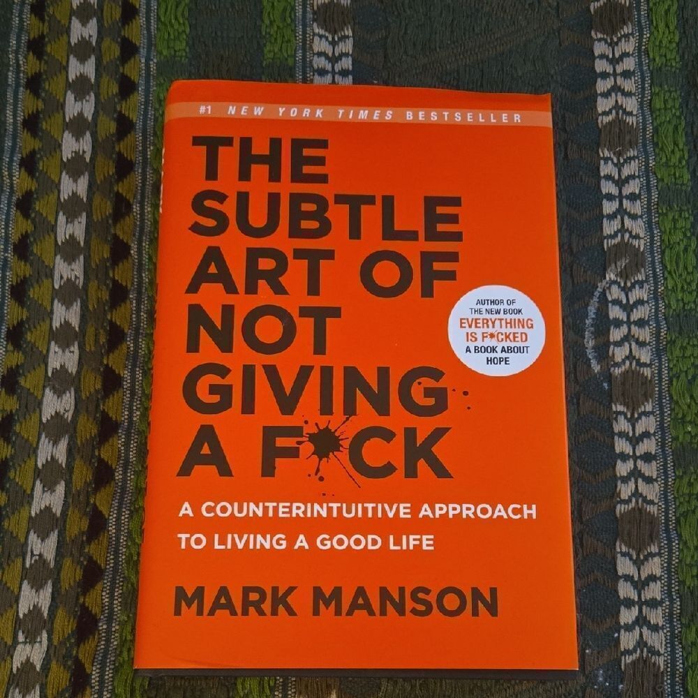 The Subtle Art of Not Giving a F*ck Hardcover Book NEW